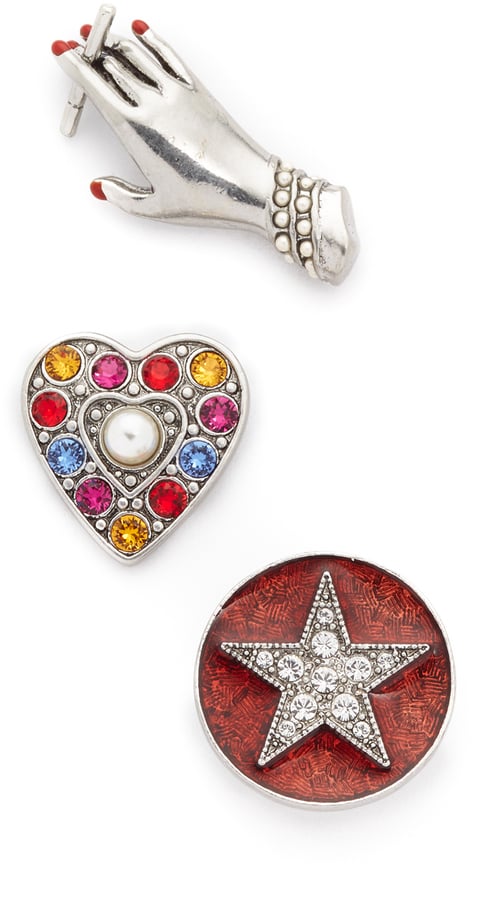 Marc Jacobs Hand Brooch Set ($150)