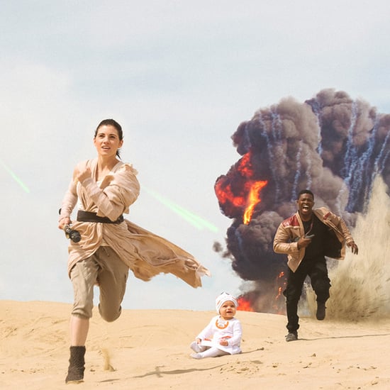 Family Photo Shoot as Rey and Finn With BB-8