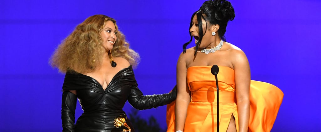 Megan Thee Stallion Totally Fangirled While Winning a Grammy With Beyoncé, and We Can't Blame Her