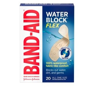 Band-Aid Water Block Adhesive Bandages - 20ct