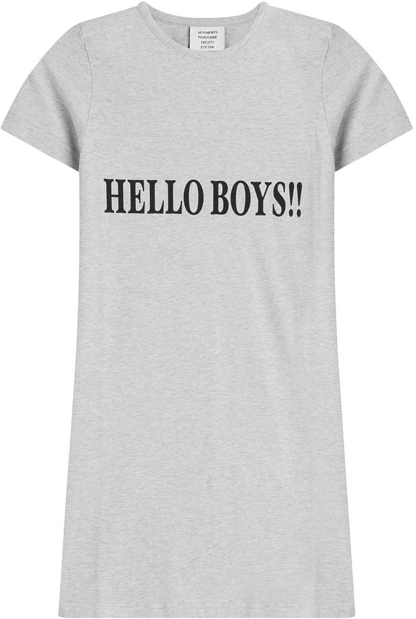 Vetements Printed Cotton T-Shirt ($330)