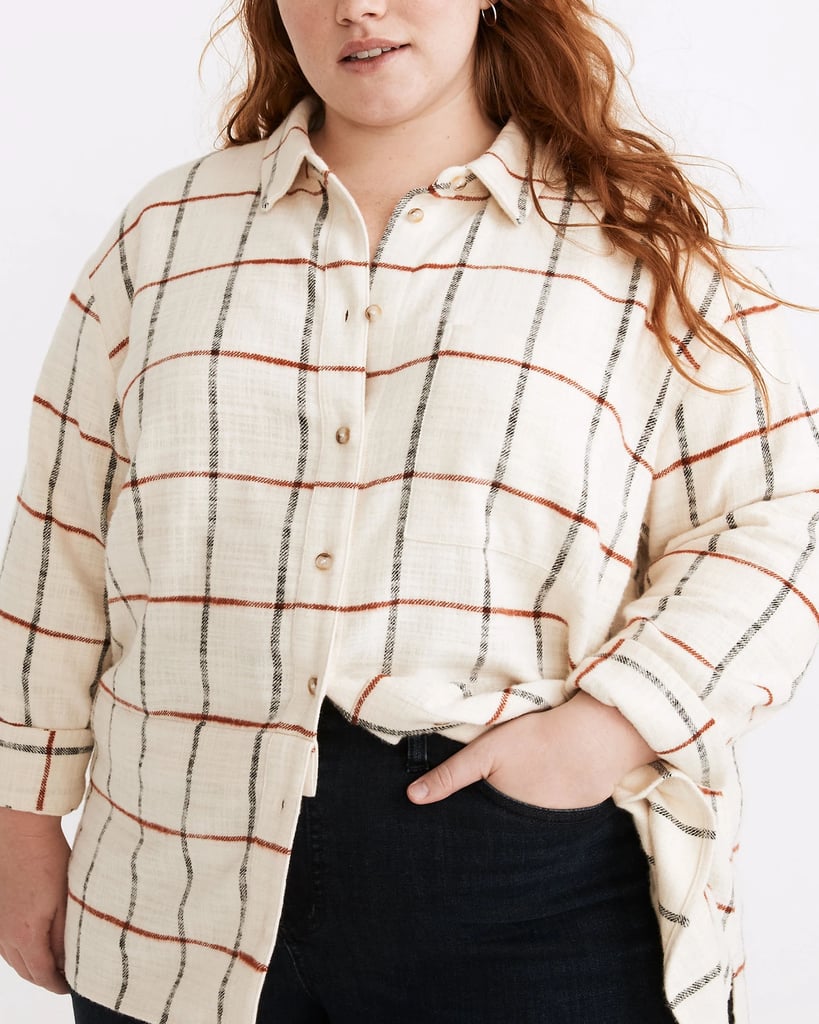 For an Eye-Catching Pattern: Madewell x Dia & Co Ex-Boyfriend Top