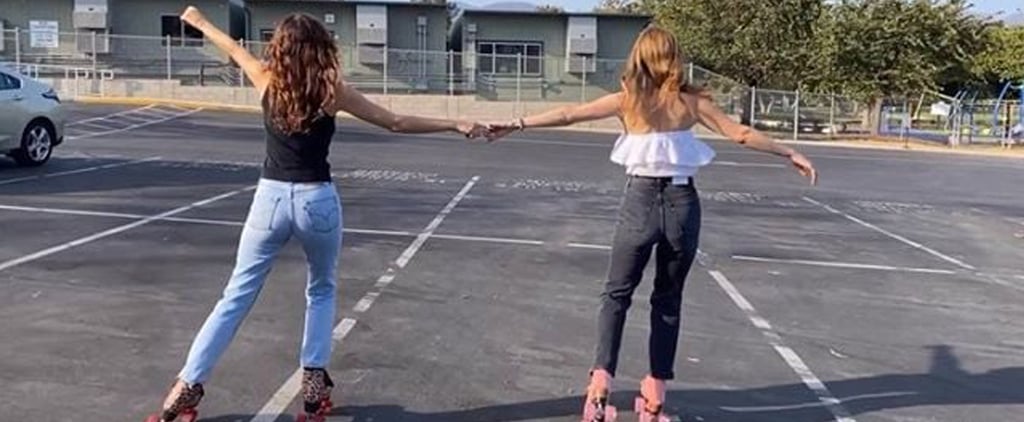 In This Video of Maude Apatow and Mom Leslie Mann Roller Skating, I'm 100% Judd Apatow