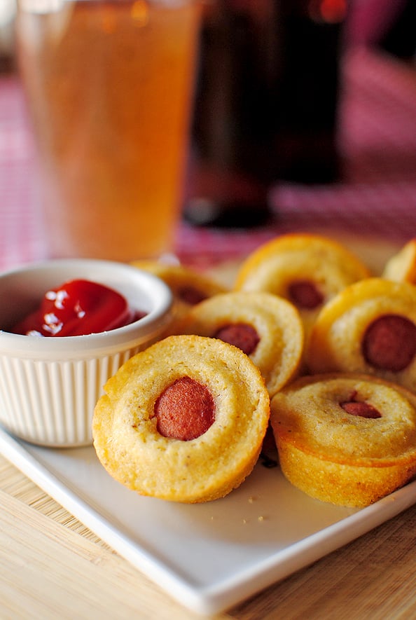 Mini Corn Dog Muffins