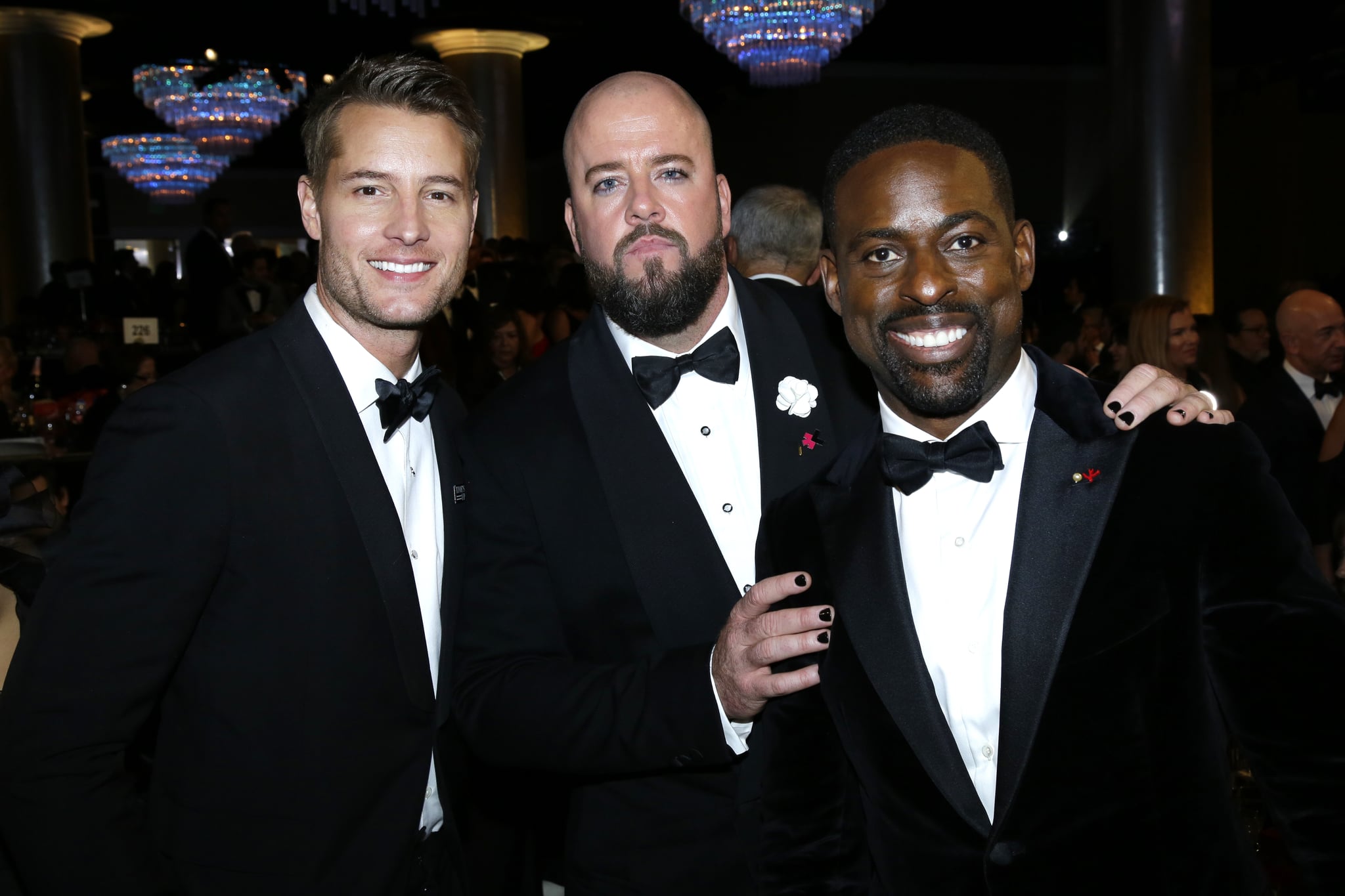 Pictured Justin Hartley Chris Sullivan And Sterling K 73 Of The Most Glamorous Photos From The Golden Globes Popsugar Celebrity Photo 41