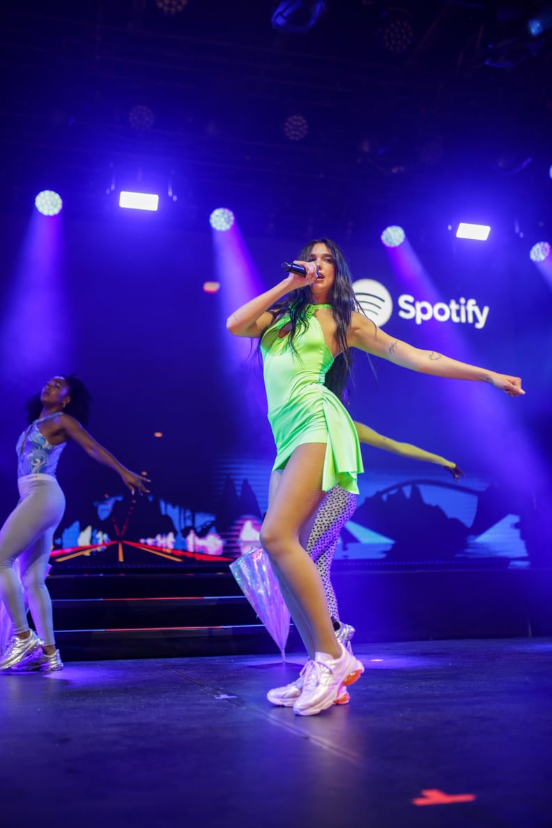 Dua Lipa Performing in Coperni in Cannes, France