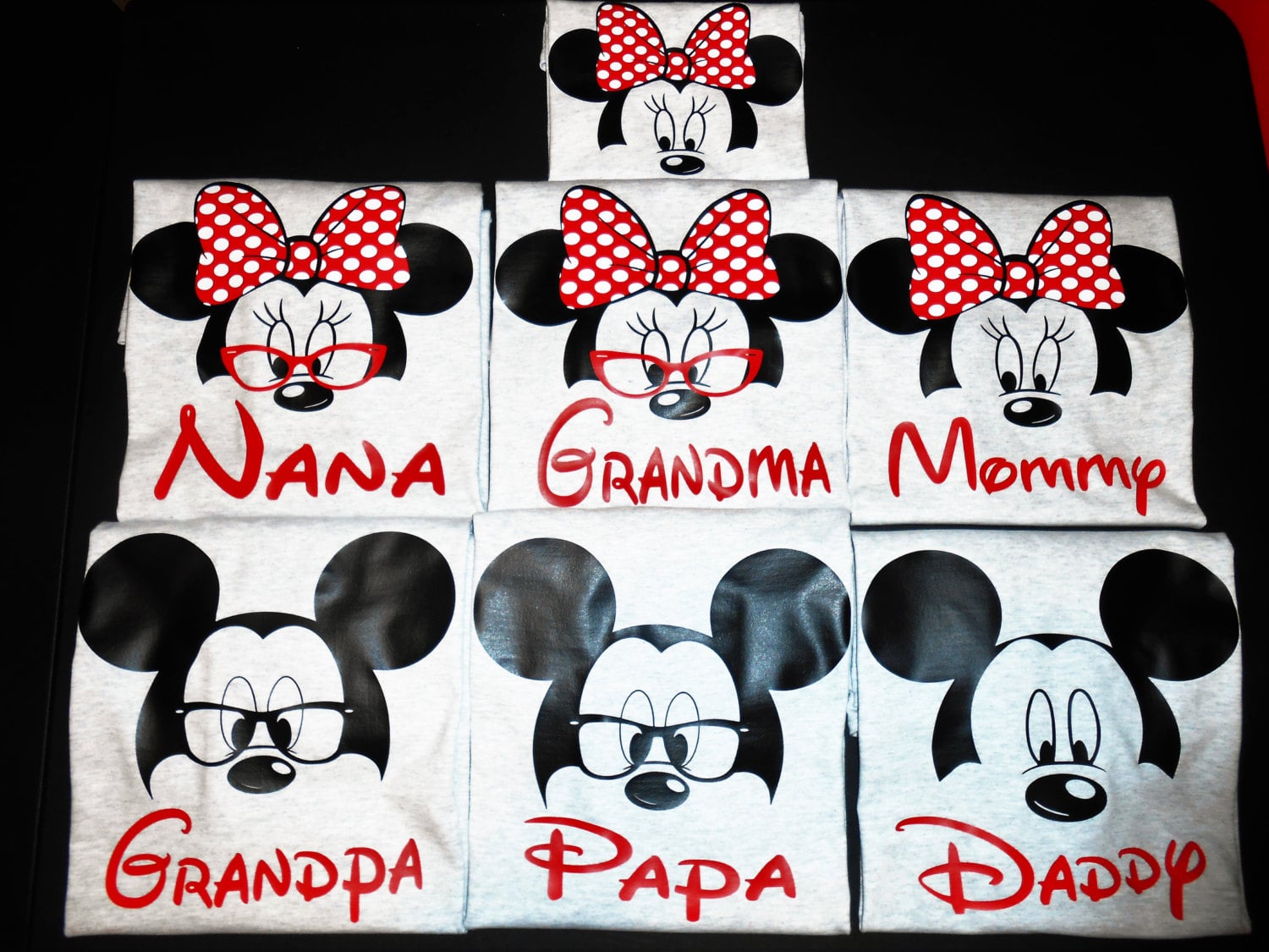 disney grandma and grandpa shirts
