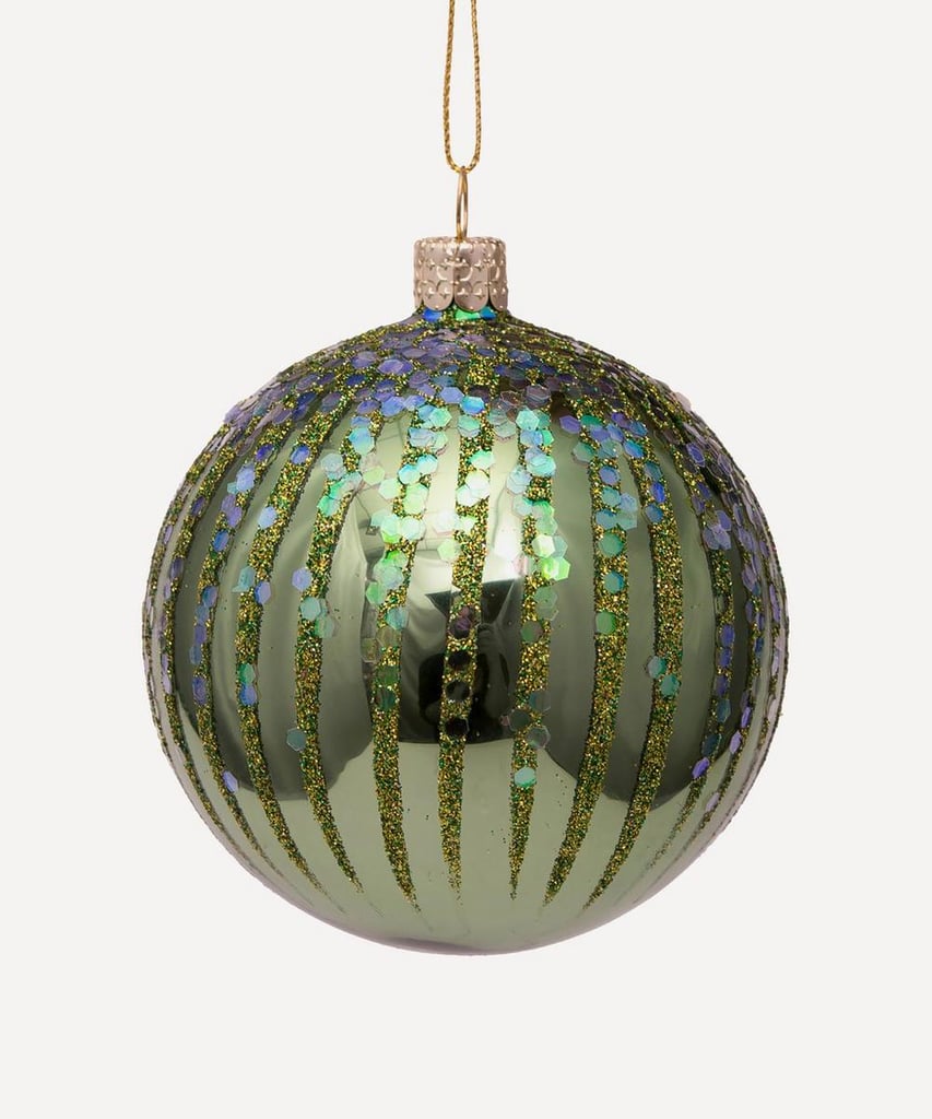 Liberty London Glass Shiny Fireworks Bauble