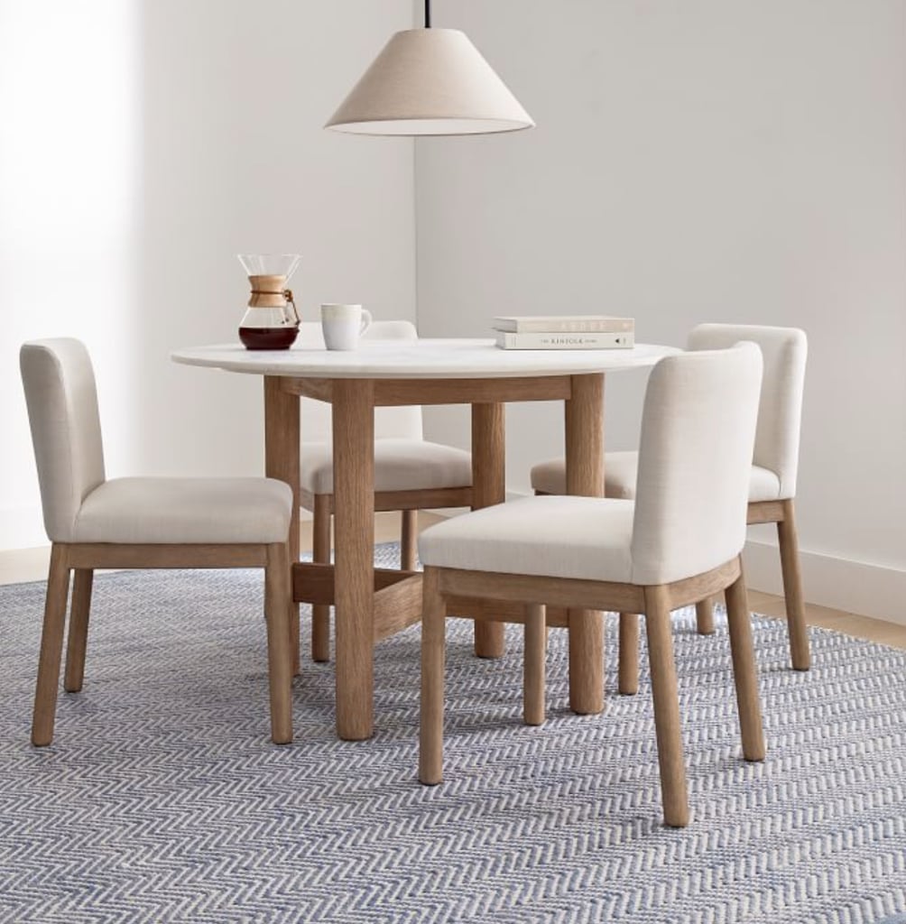 A Place to Store Blankets West Elm Volume Round Storage Coffee Table