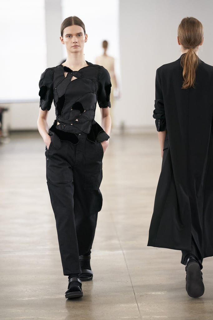 Puffy Sleeves on The Row Runway at New York Fashion Week