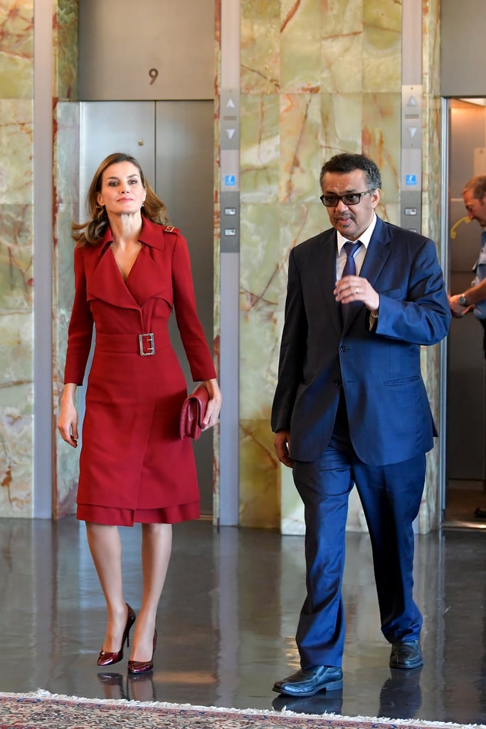 Queen Letizia Red Pumps