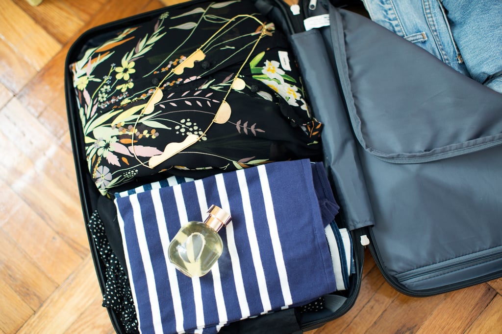 Put your current clothes in a suitcase