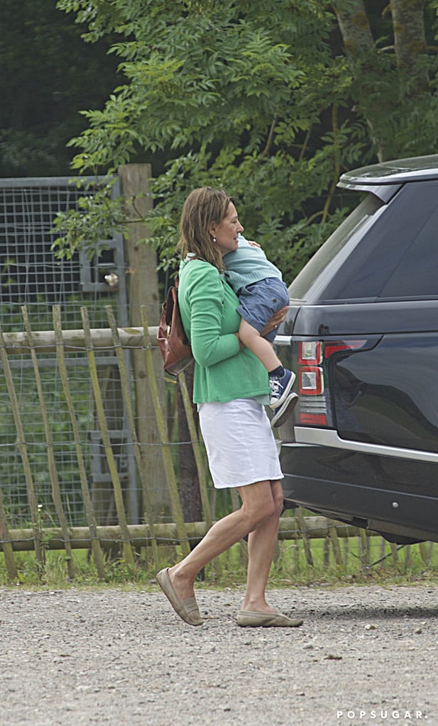 Prince George at Berkshire Petting Zoo With Carole Middleton