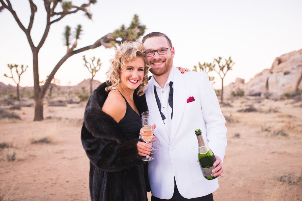 Retro Palm Springs Engagement Photos