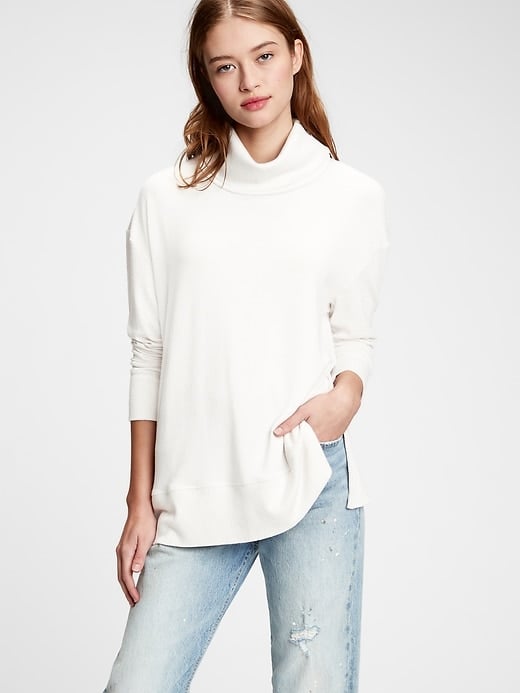 Gap Softspun Cowl-Neck Top