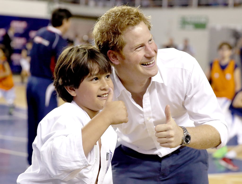 Prince Harry at the World Cup in Brazil