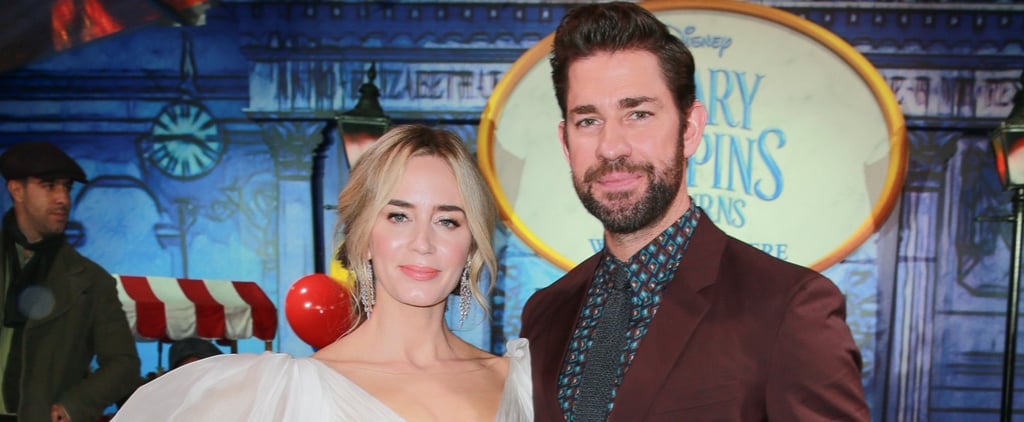 Emily Blunt and John Krasinski Mary Poppins Premiere Photos