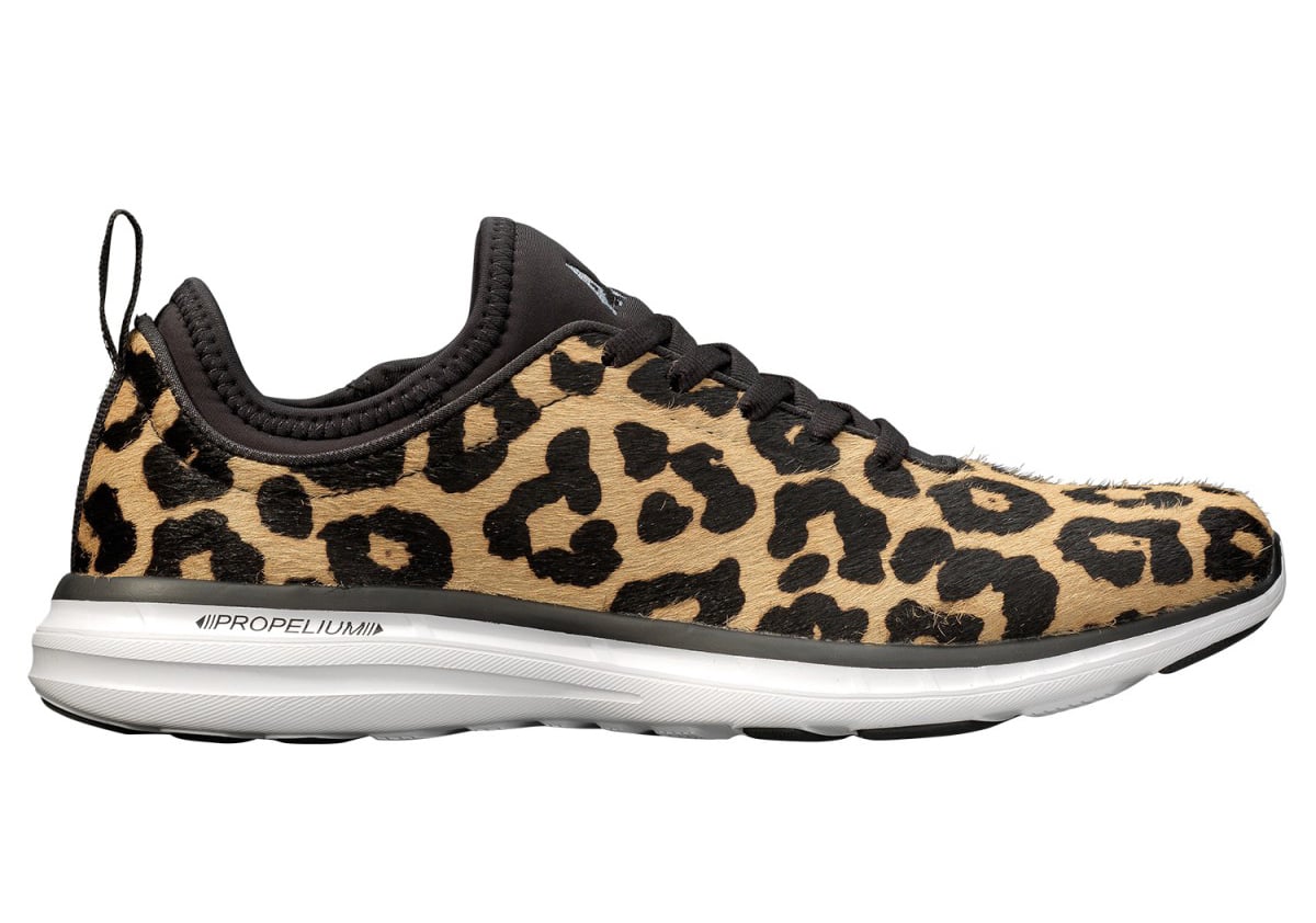 leopard athletic shoes