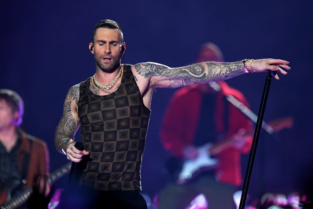 Pepsi haltime show performer and Maroon 5 front man, Adam Levine.