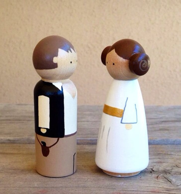 Hans and Leia Cake Topper