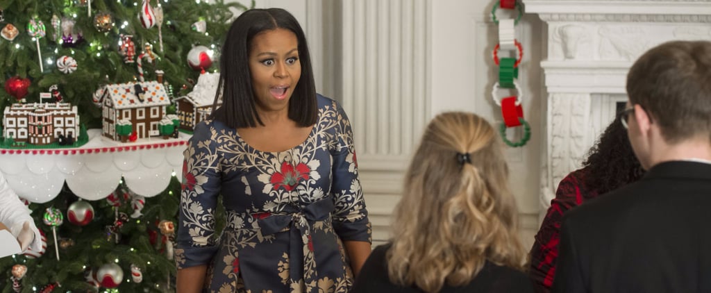 Michelle Obama's Holiday Dress Nov. 2016