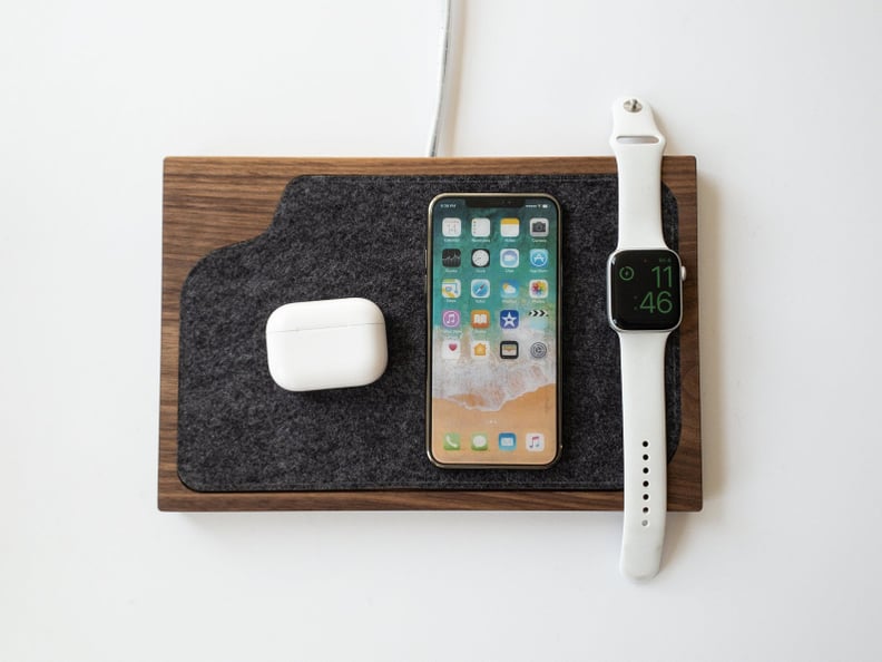  Docking Station PERSONALIZED MENS GIFT gifts for men Apple  Watch Stand wooden docking station gift ideas for men gifts for boyfriend :  Handmade Products