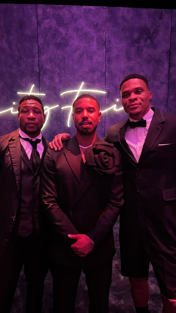 Jonathan Majors, Michael B. Jordan, and Russell Westbrook