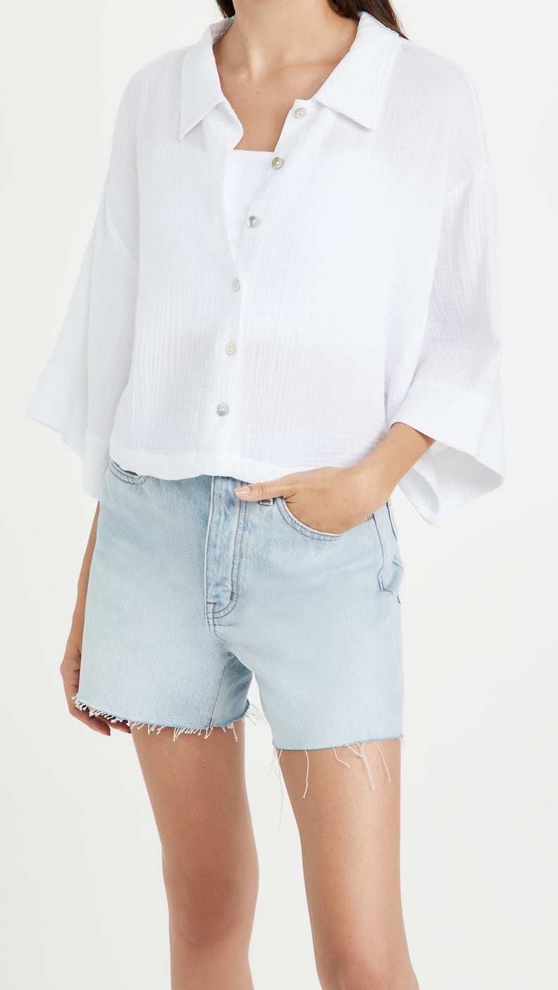 A Breezy Shirt: Z Supply Canal Gauze Top