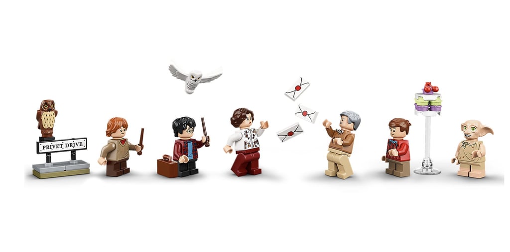 The Minifigures in the Lego Harry Potter 4 Privet Drive Set