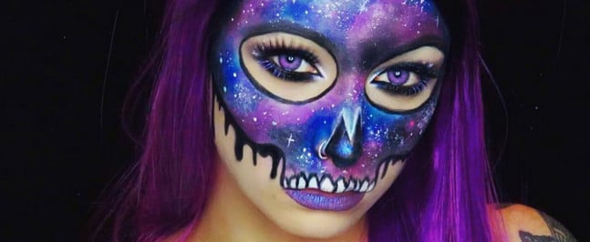 Galaxy Halloween Makeup Ideas