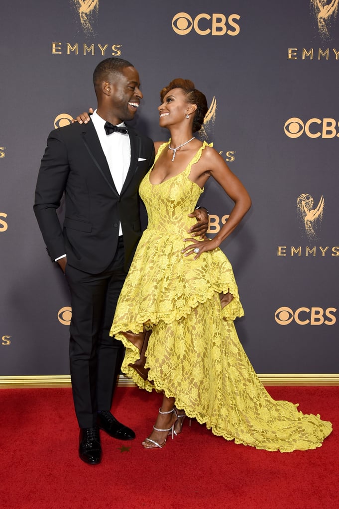 Sterling K. Brown and Ryan Michelle Bathe at 2017 Emmys