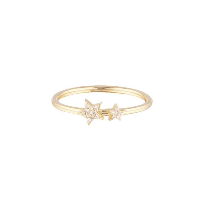 dainty diamond ring