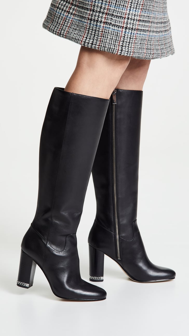 michael kors walker leather boot oxblood