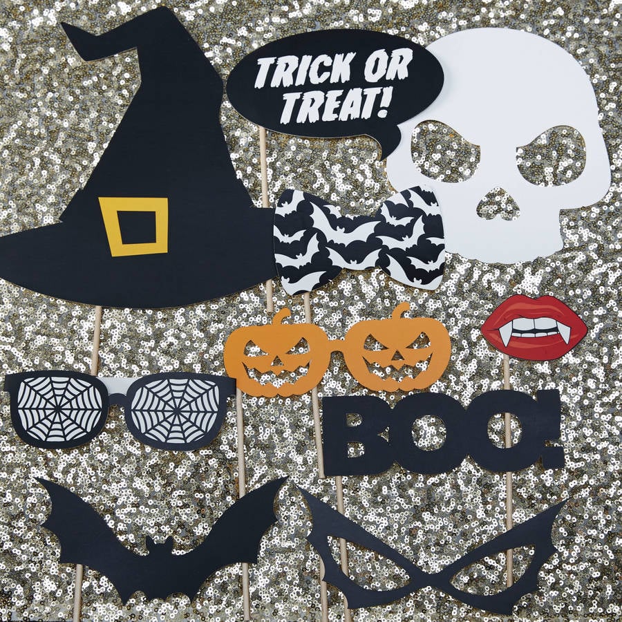 Ginger Ray Halloween Party Photo Booth Props Cute Halloween