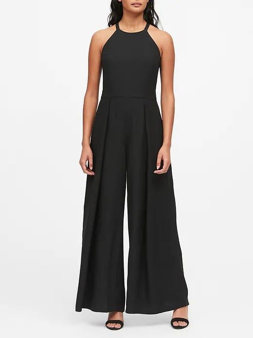 Halter Wide-Leg Jump Suit