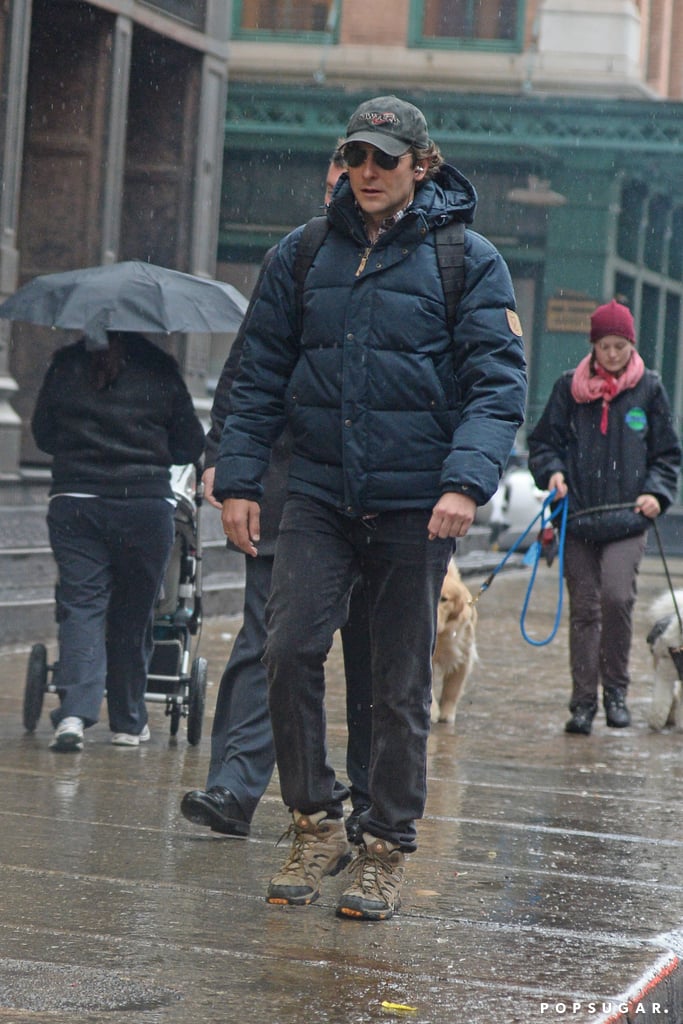 Bradley Cooper was bundled up for his Wednesday in NYC.