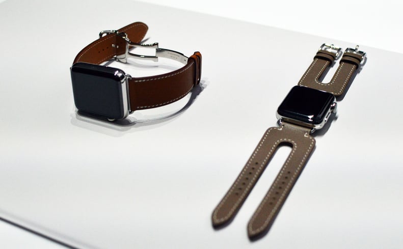 The two new Apple Watch Hermès bands.