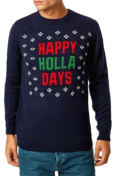 "Happy Holla Days" Crewneck Sweater