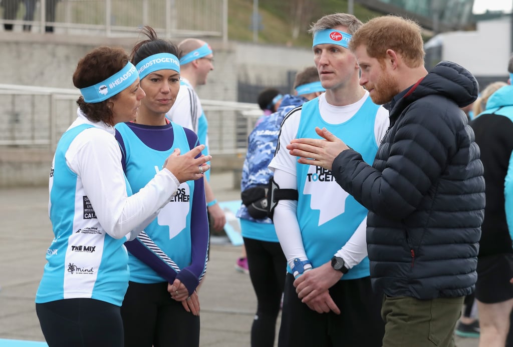 Prince Harry at Training Session in England February 2017