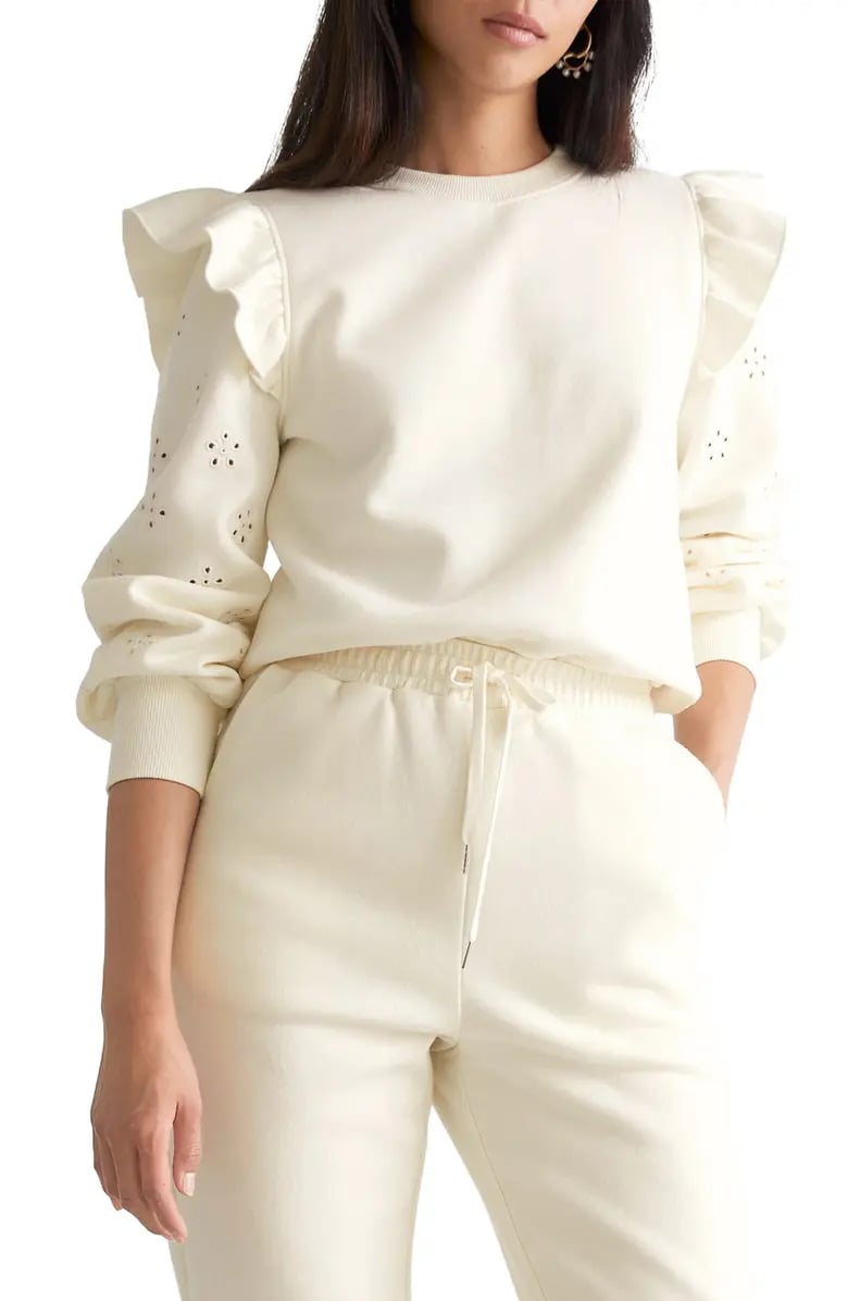 Stylish Sweats: & Other Stories Eyelet Sleeve Sweatshirt