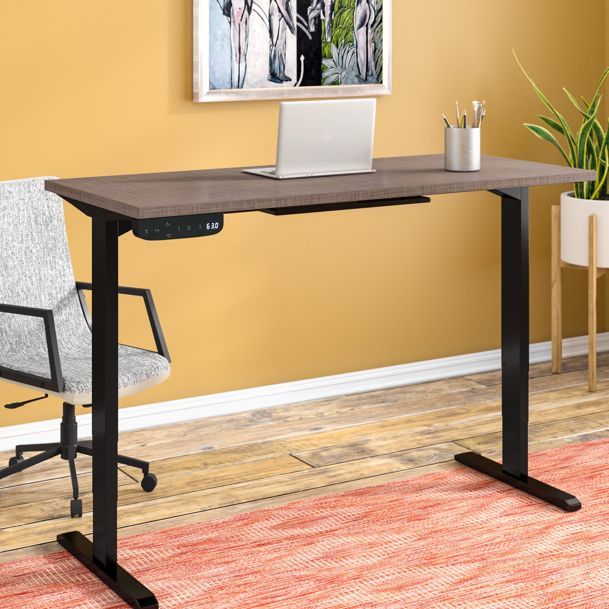Francella corner standing hotsell desk upper square
