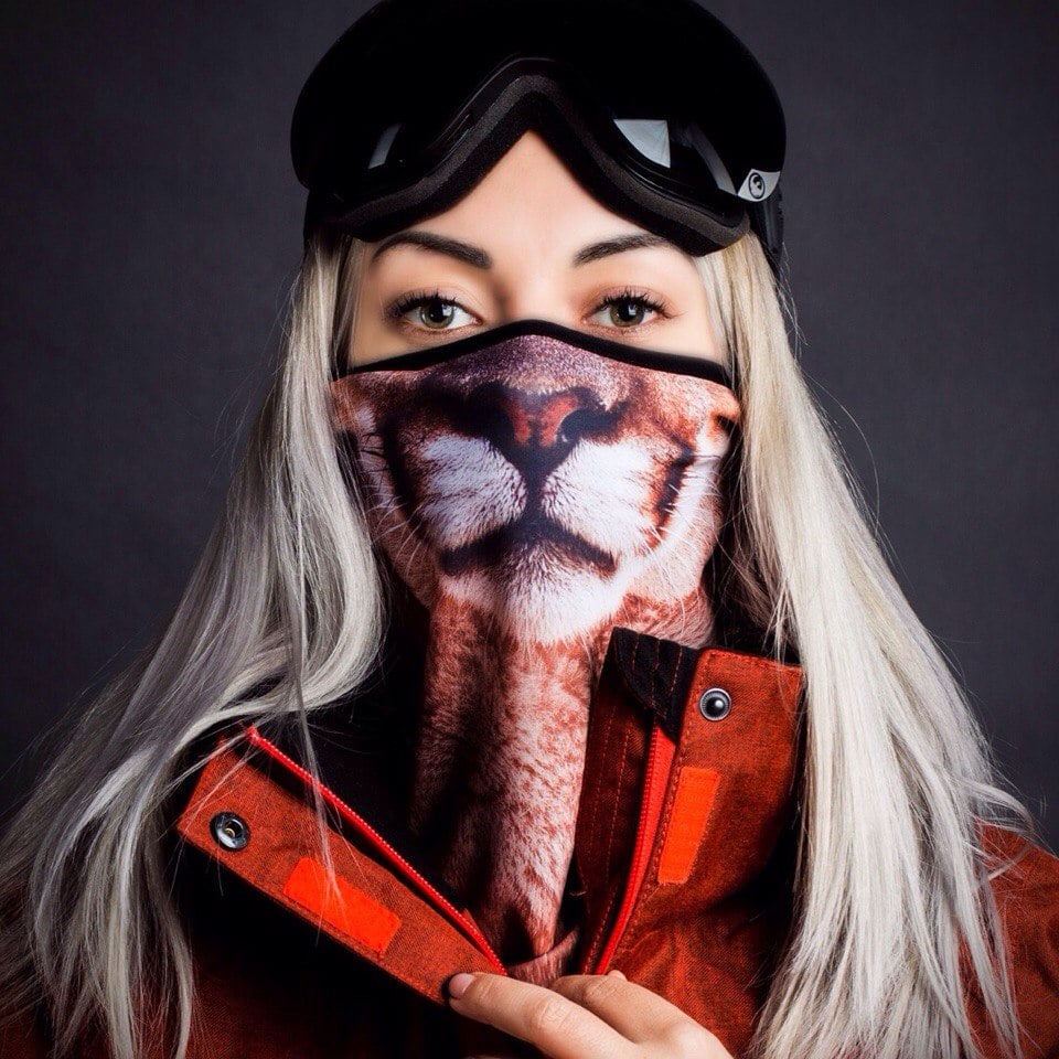 Teya Salat's AnimalPrinted Ski Masks POPSUGAR Fitness