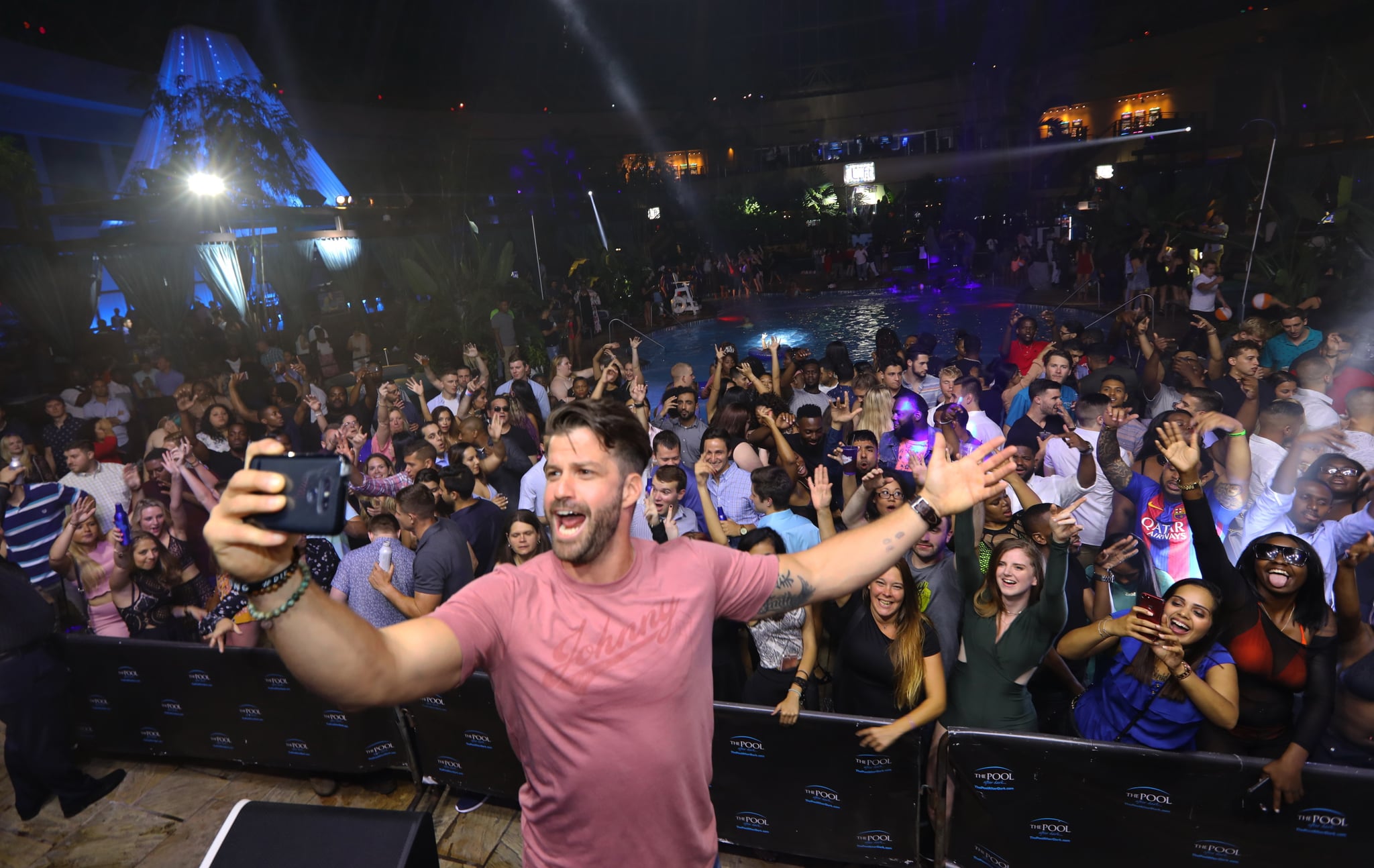 ATLANTIC CITY, NJ –June 30:  Johnny Bananas hosts The Pool After Dark at Harrah's Resort on Friday June 30, 2017 in Atlantic City, New Jersey (Photo by Tom Briglia/ WireImage)