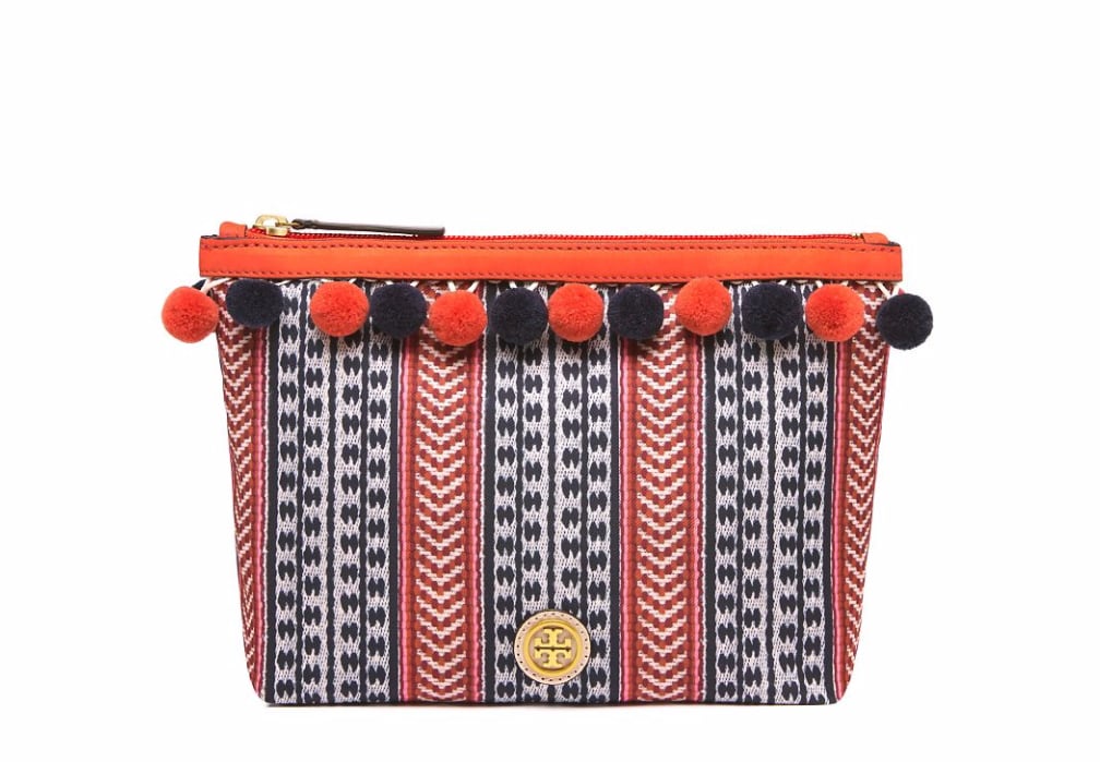 Tory Burch Pom-Pom Cosmetic Case ($125)
