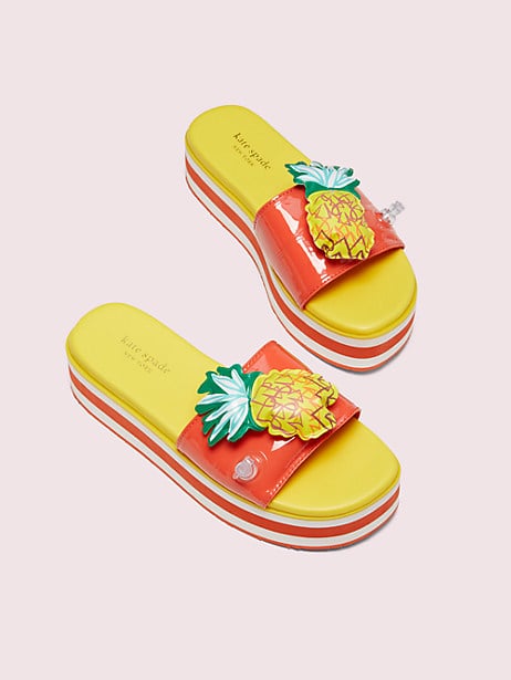 Limoncello Platform Slide Sandals