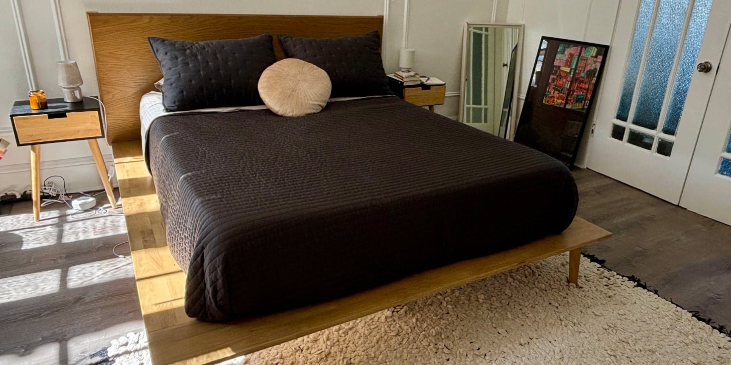 This Bed Frame Is the Design-Forward Centerpiece of My Dreams