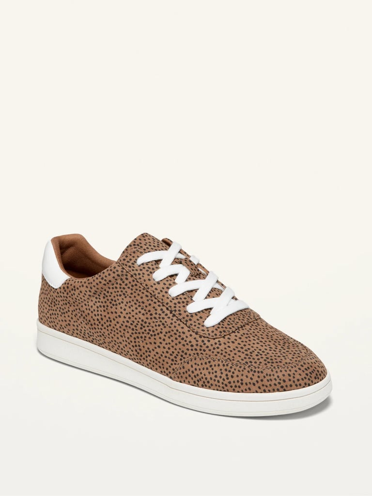Soft-Brushed Faux-Suede Sneakers