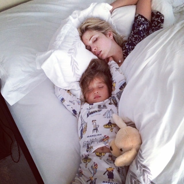 Arabella Rose Kushner snuck into her mom's bed on her birthday morning.
Source: Instagram user ivankatrump