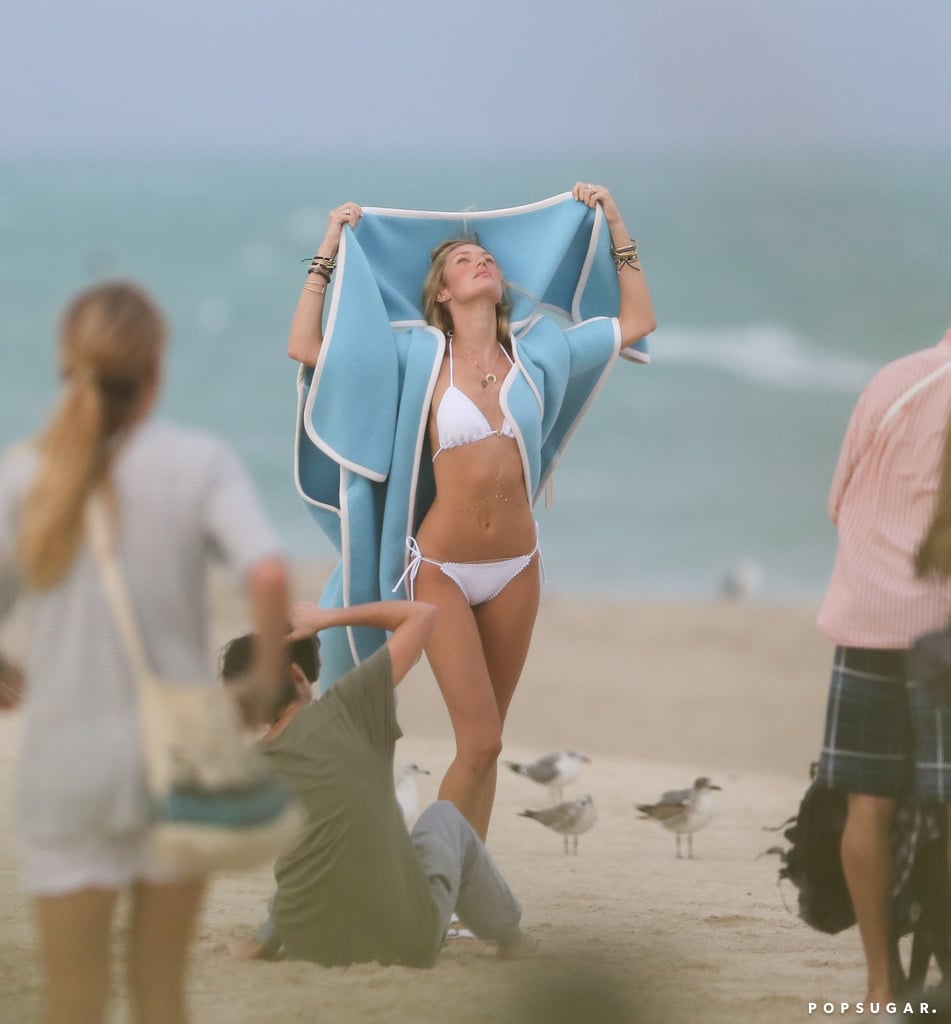 Candice Swanepoel's Bikini Photo Shoot in Miami