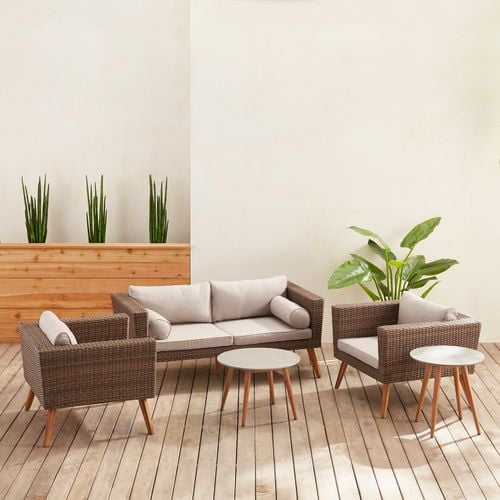 Bari Chateau 5-Piece Patio Collection With Cushions